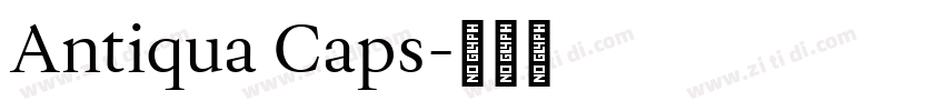 Antiqua Caps字体转换